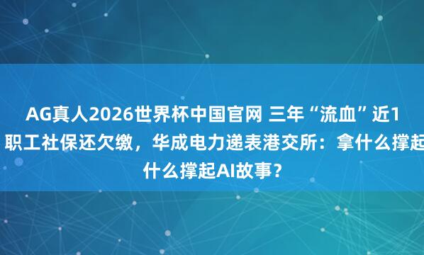 AG真人2026世界杯中国官网 三年“流血”近1.3亿元、职工社保还欠缴,华成电力递表港交所:拿什么撑起AI故事?