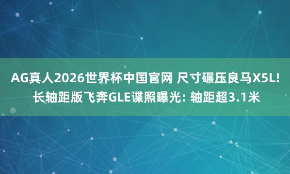 AG真人2026世界杯中国官网 尺寸碾压良马X5L! 长轴距版飞奔GLE谍照曝光: 轴距超3.1米