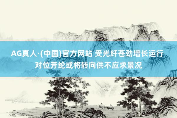 AG真人·(中国)官方网站 受光纤苍劲增长运行 对位芳纶或将转向供不应求景况